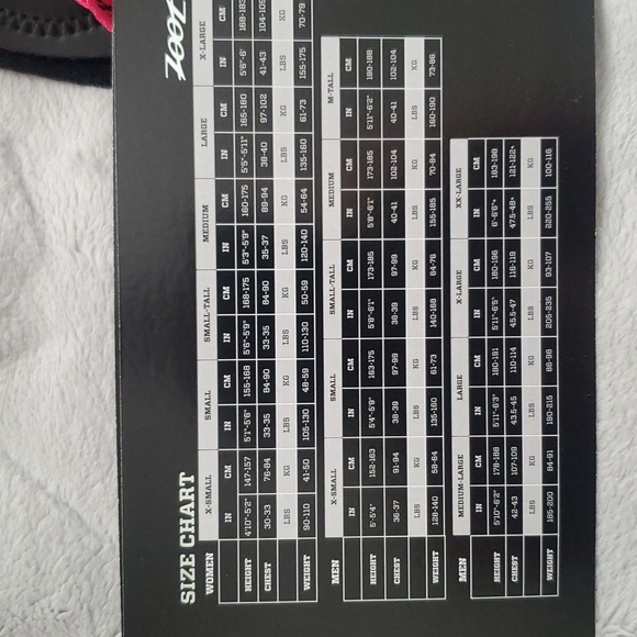 NEW Zoot Womans W Z Force 1.0 SL Triathlon Wetsuit Sleeveless Black/Beet… - Picture 14 of 16